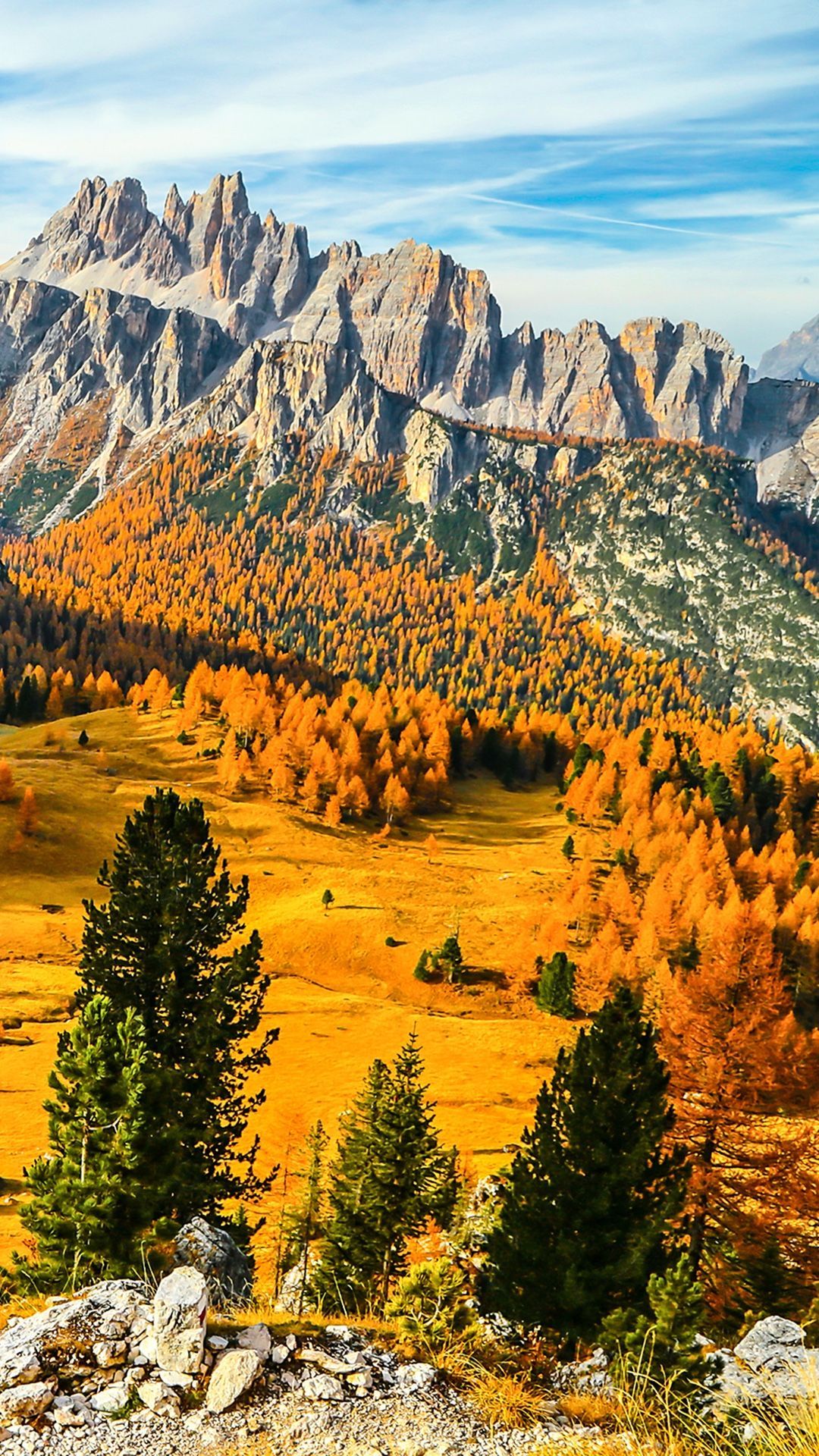 Gold autumn wallpaper for your iPhone X from Everpix. Fall picture, Mountain wallpaper, Wallpaper