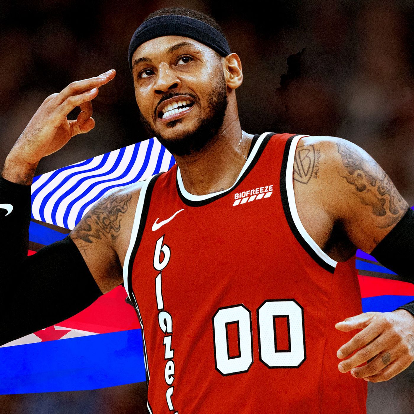 Carmelo Anthony Blazers Wallpapers Wallpaper Cave