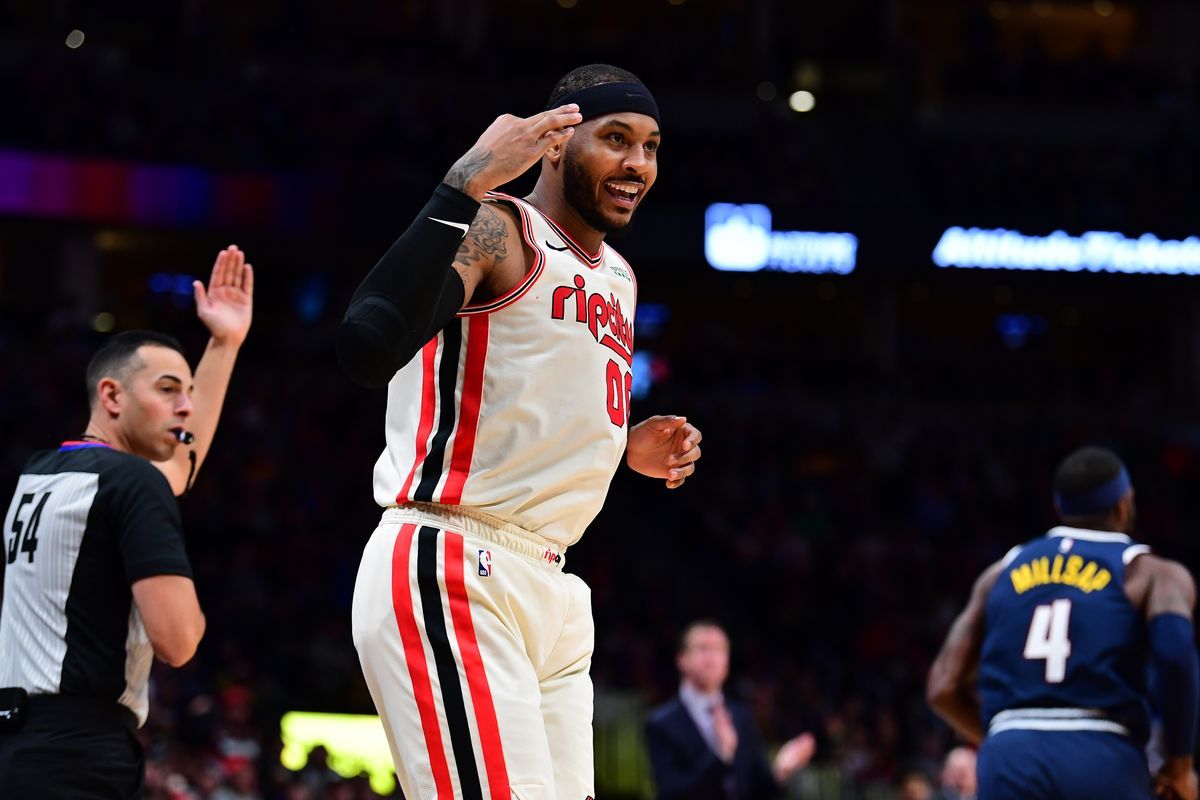 Carmelo Anthony on Struggling Trail Blazers, 'Stay the course