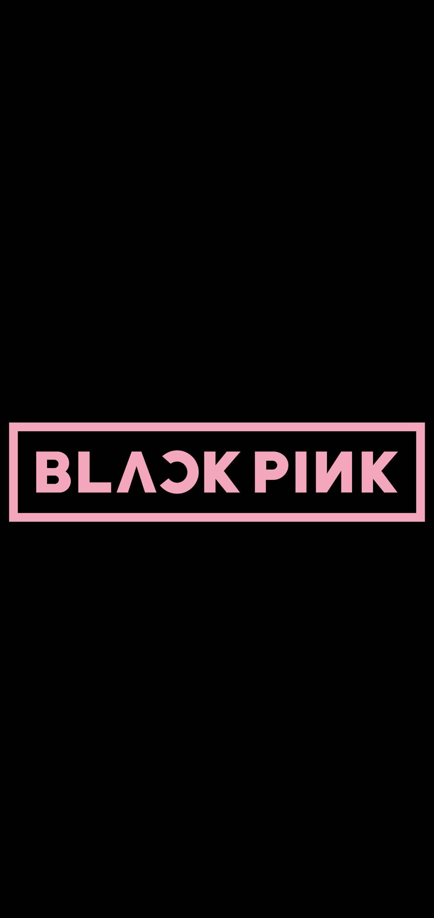 Made some very simple and minimalist Blackpink logo wallpaper. (1440x3040)