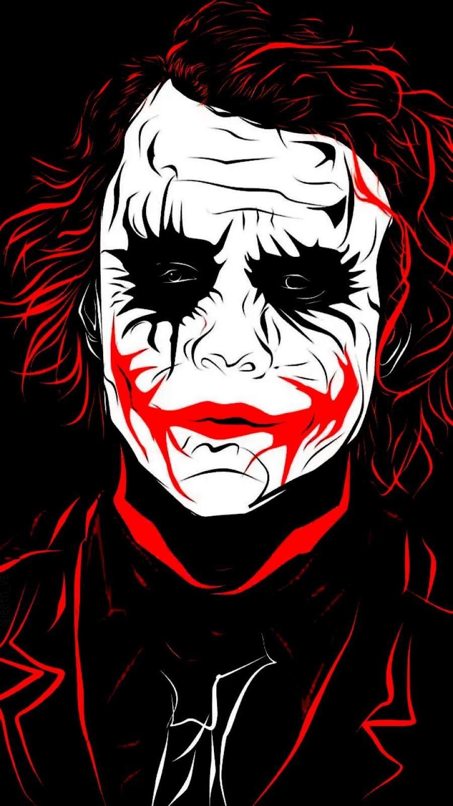 Joker Heath Ledger With Card  IPhone Wallpapers  iPhone Wallpapers