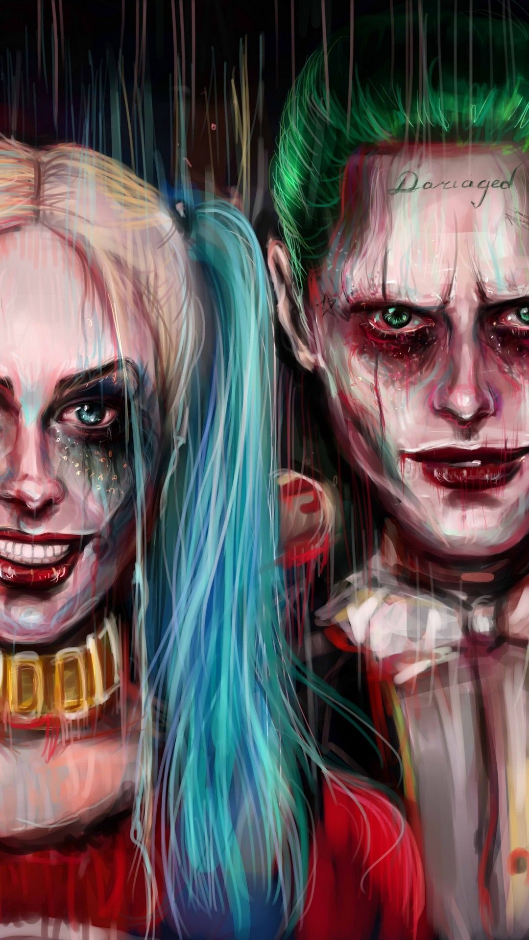 Free download Harley Quinn and Joker iPhone Wallpaper 2019 3D