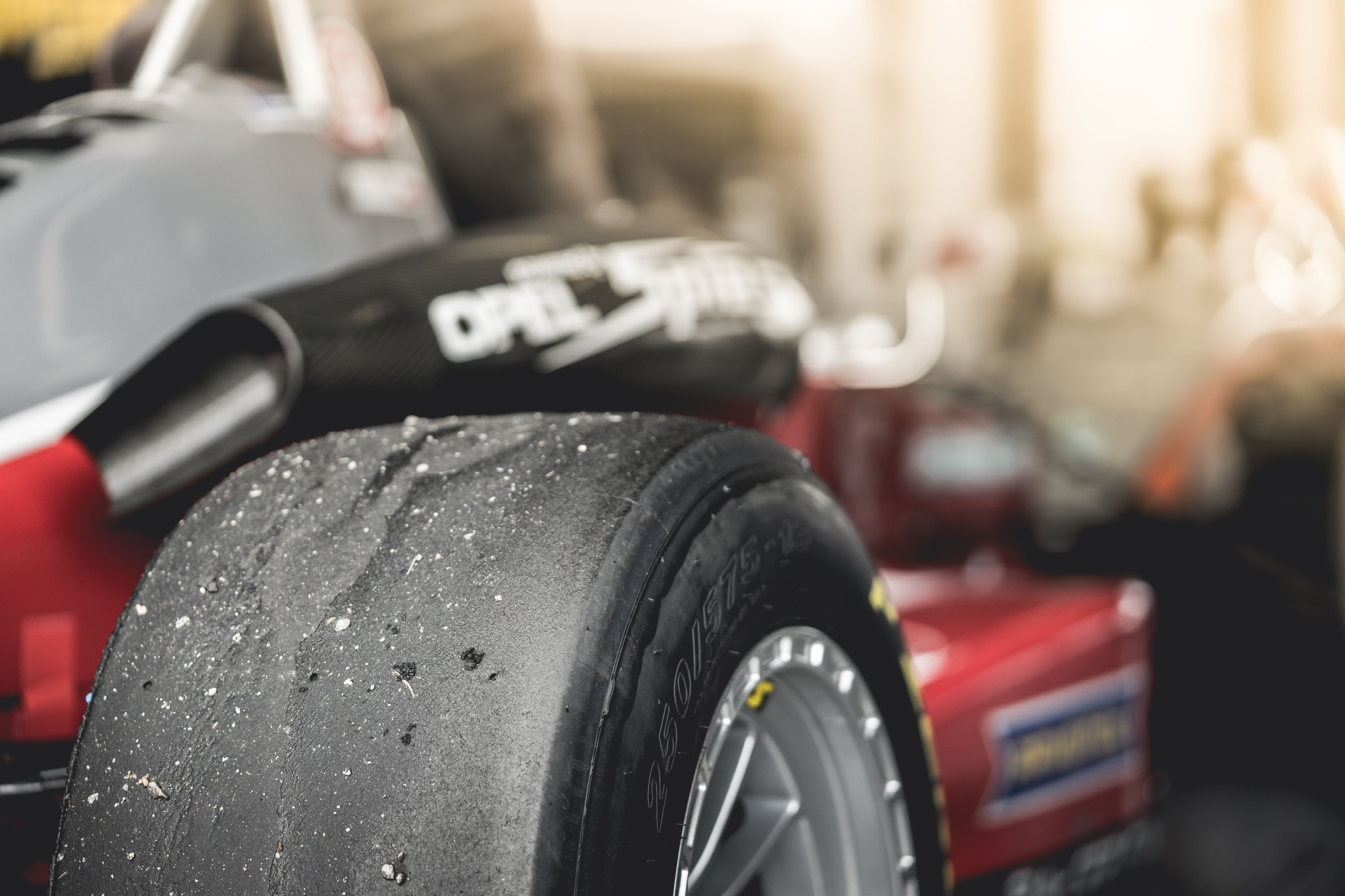 Formula 1 Monopost Tire Close Up Free