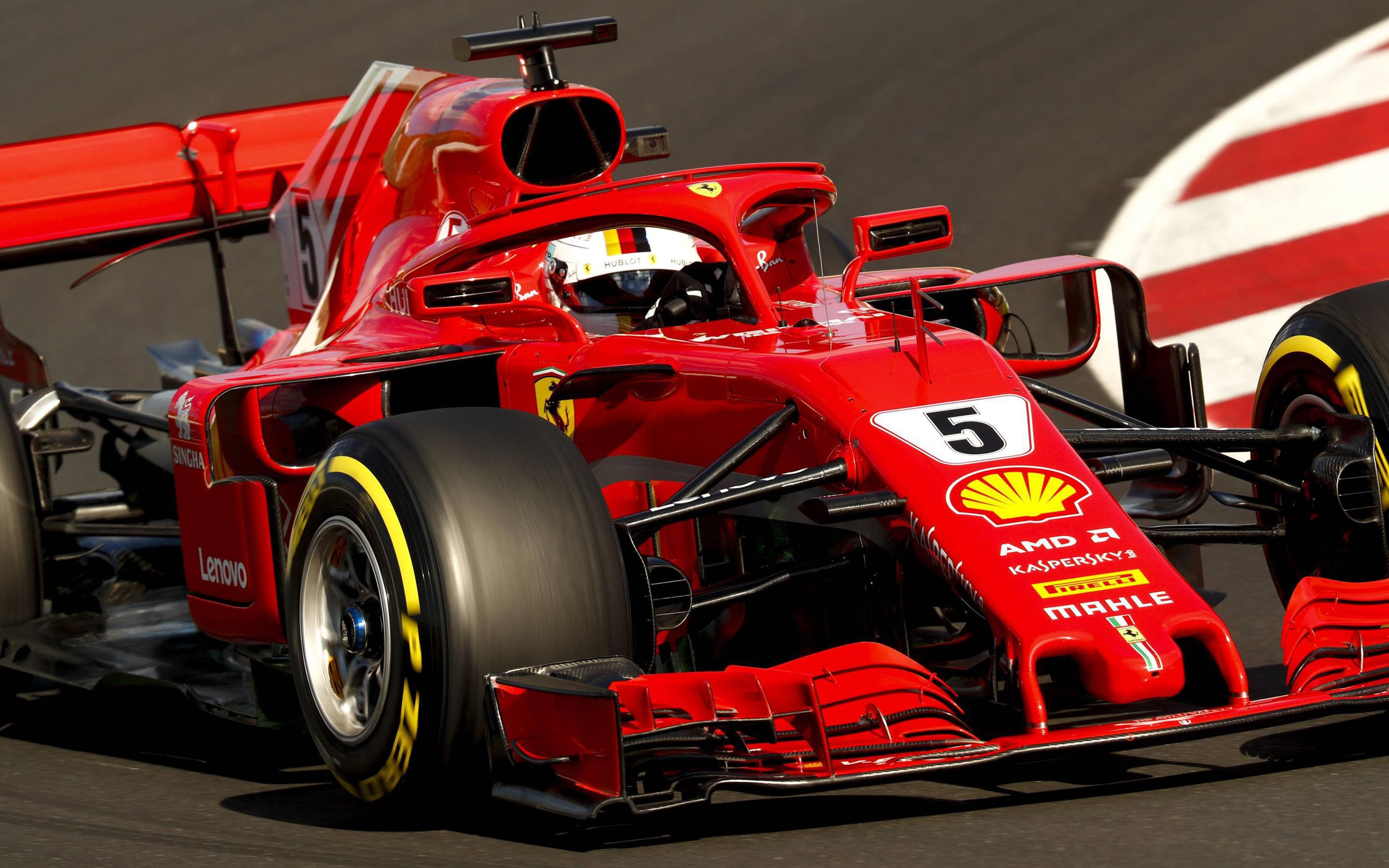 Download Wallpaper Sebastian Vettel, Close Up, Raceway, Ferrari