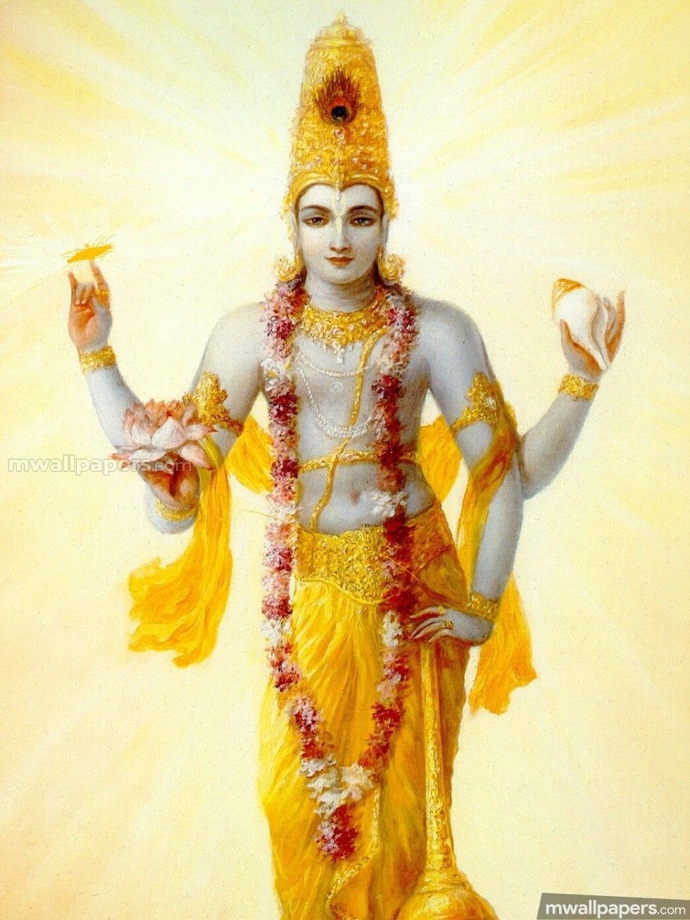 Lord Vishnu HD Image (1080p). Lord vishnu
