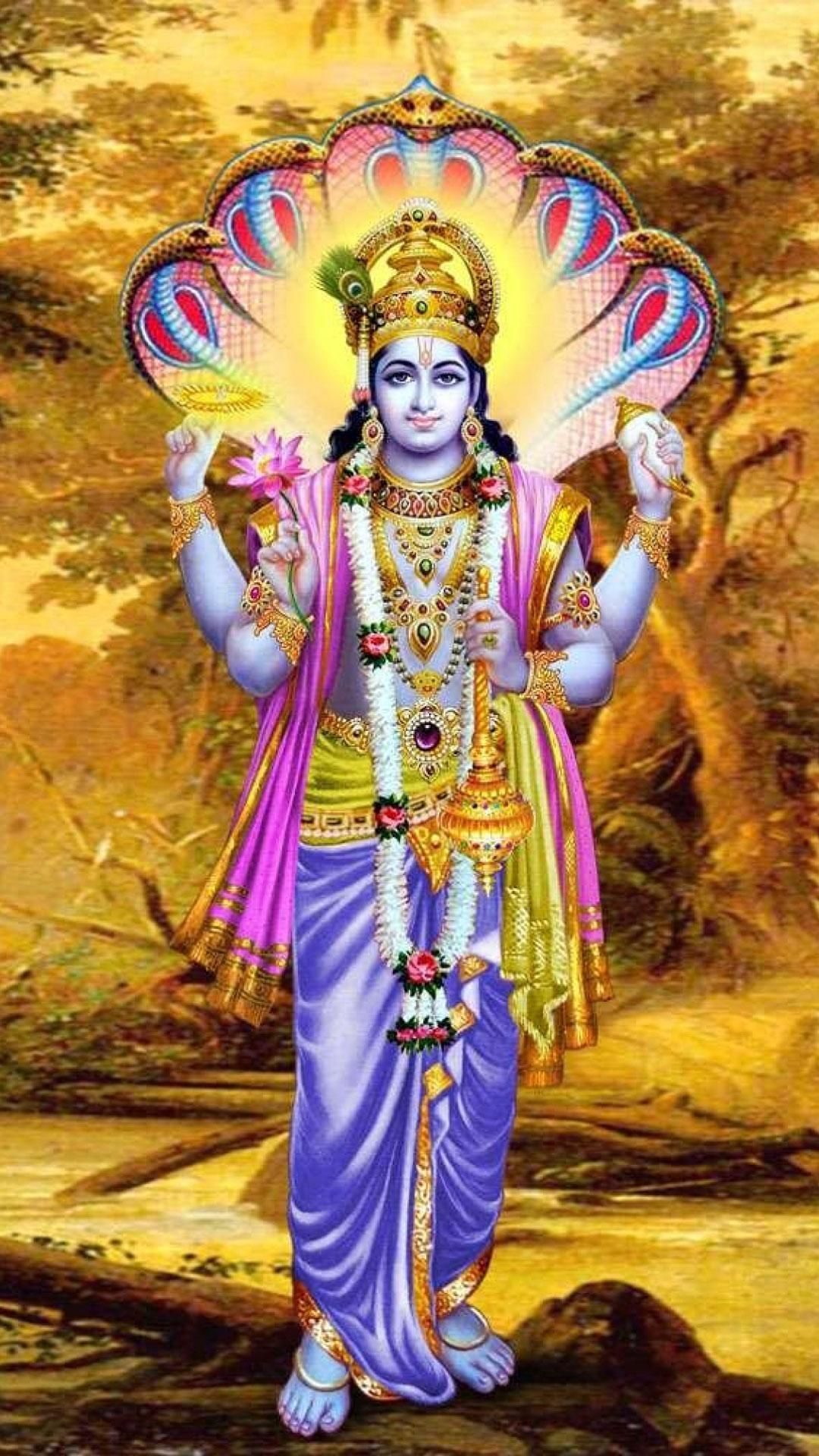 Vishnu Live Wallpaper for Android. Lord vishnu, Lord vishnu wallpaper, Lord ganesha paintings