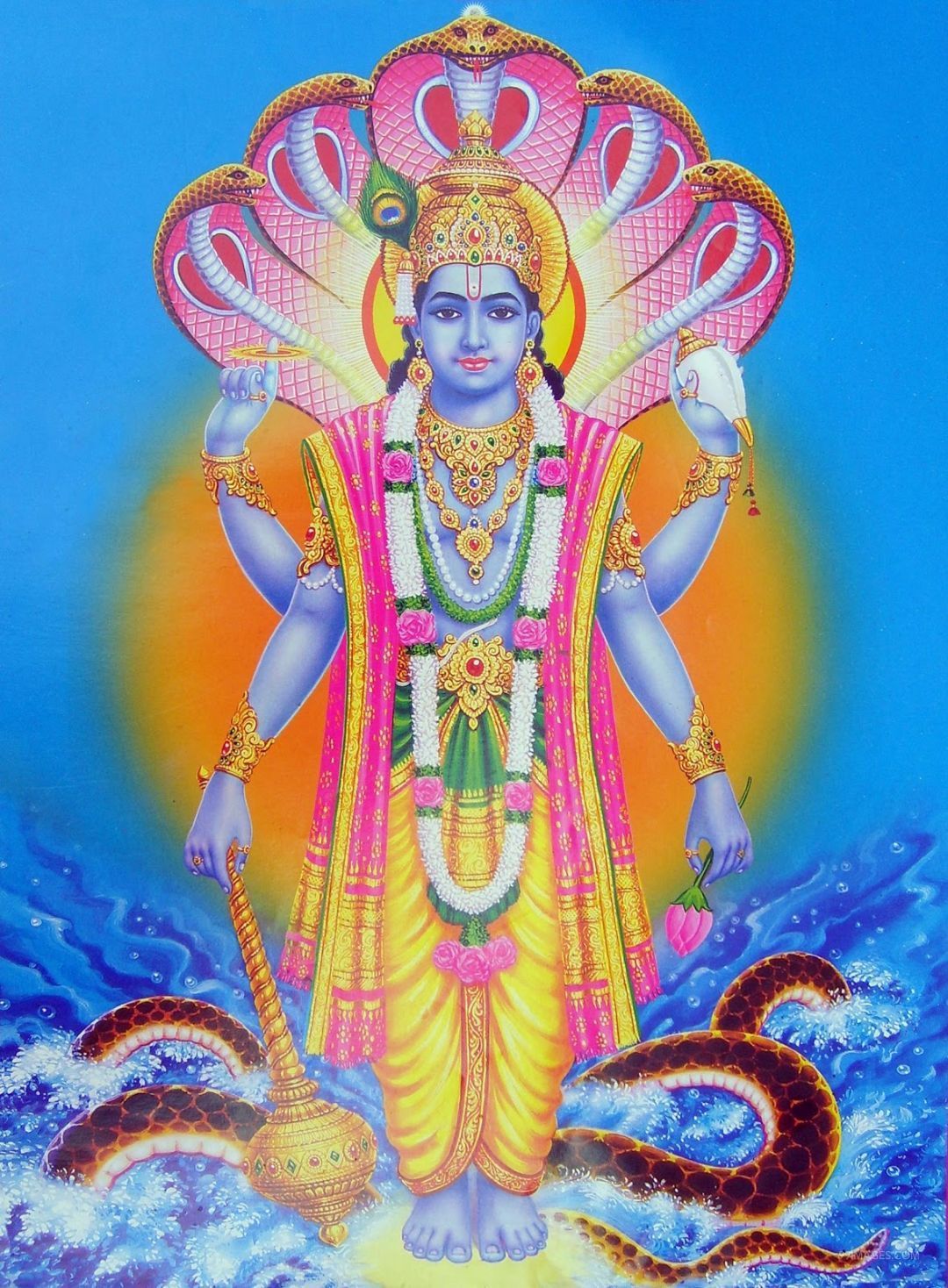 Lord Vishnu HD Image (1080p) (1080x1468) (2020)