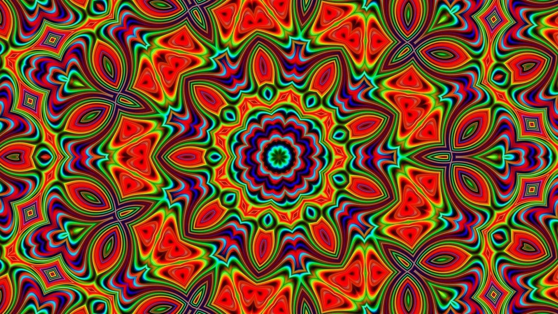 Flower kaleidoscope HD Wallpaper. Background Image