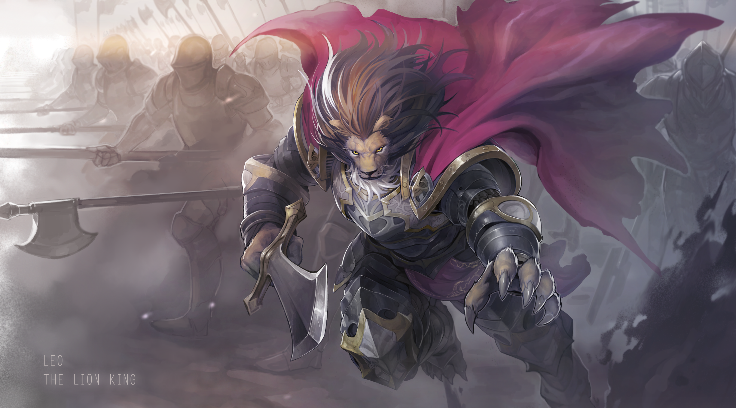 Leo the lion king. Anime, Anime knight, HD anime wallpaper