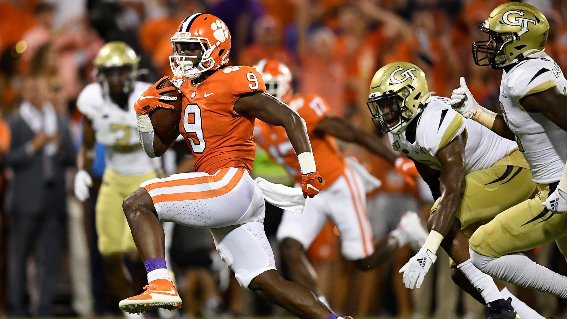 Etienne ignites Clemson in rout of Georgia Tech