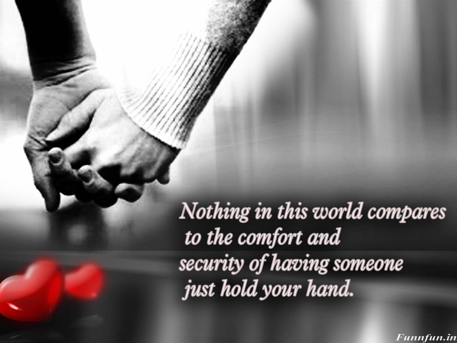 Romantic Quotes About Holding Hands. QuotesGram