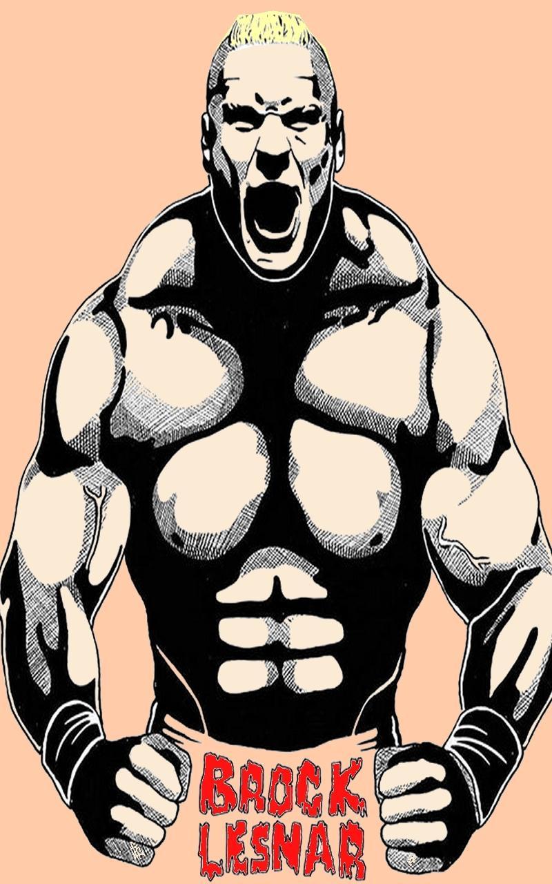 HD Wallpaper Brock Lesnar for fans for Android