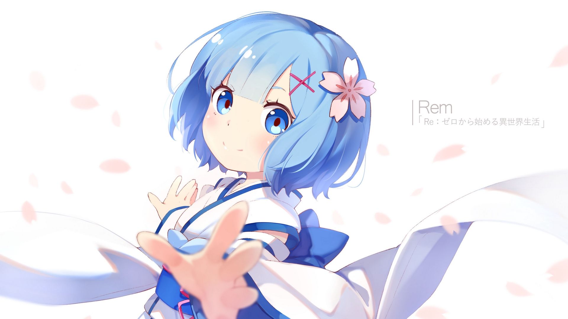 Wallpaper Rem, Re Zero, Girl, Anime Rem And Ram