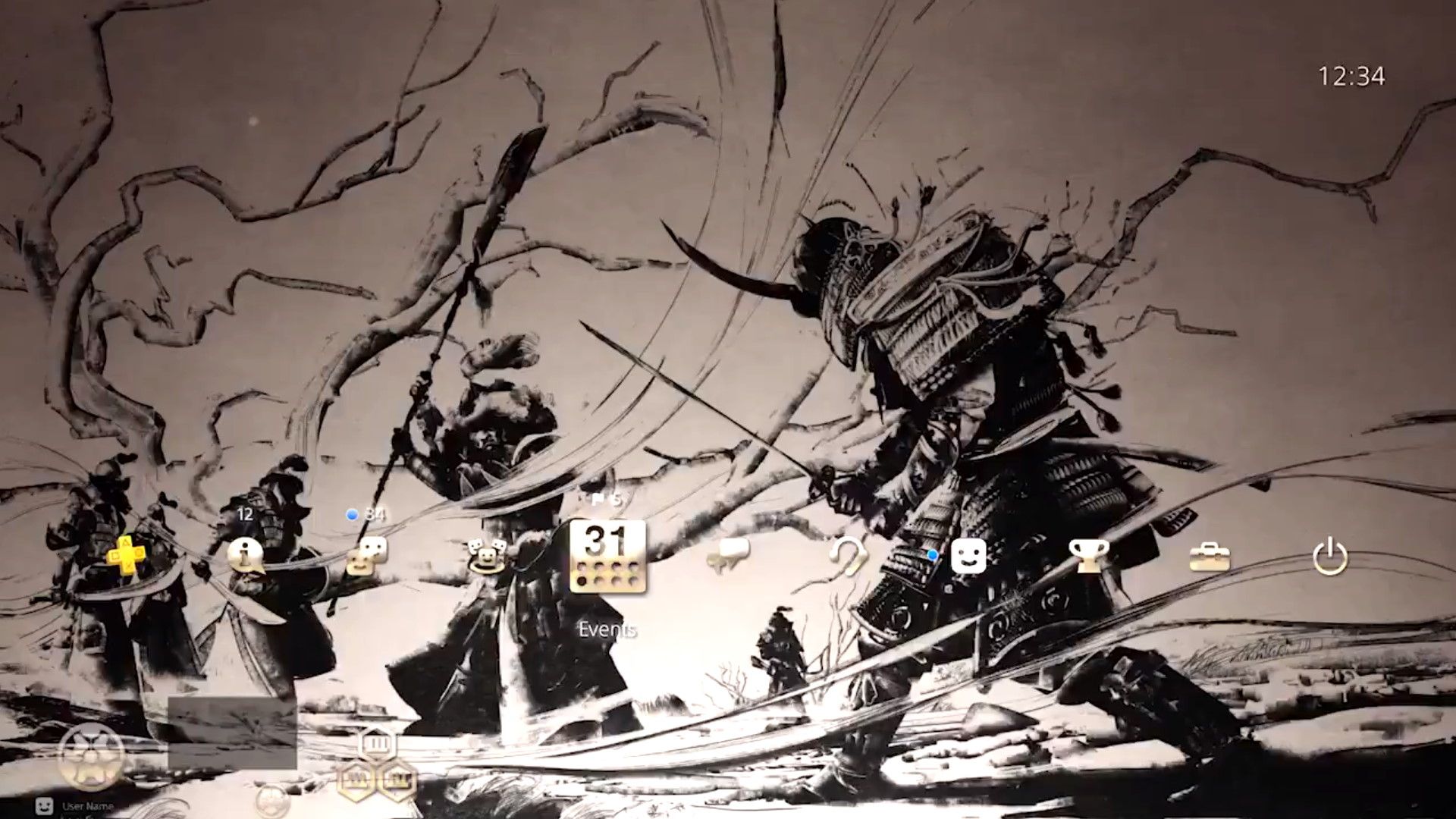 Ghost of Tsushima shows off a beautiful new dynamic PS4 theme