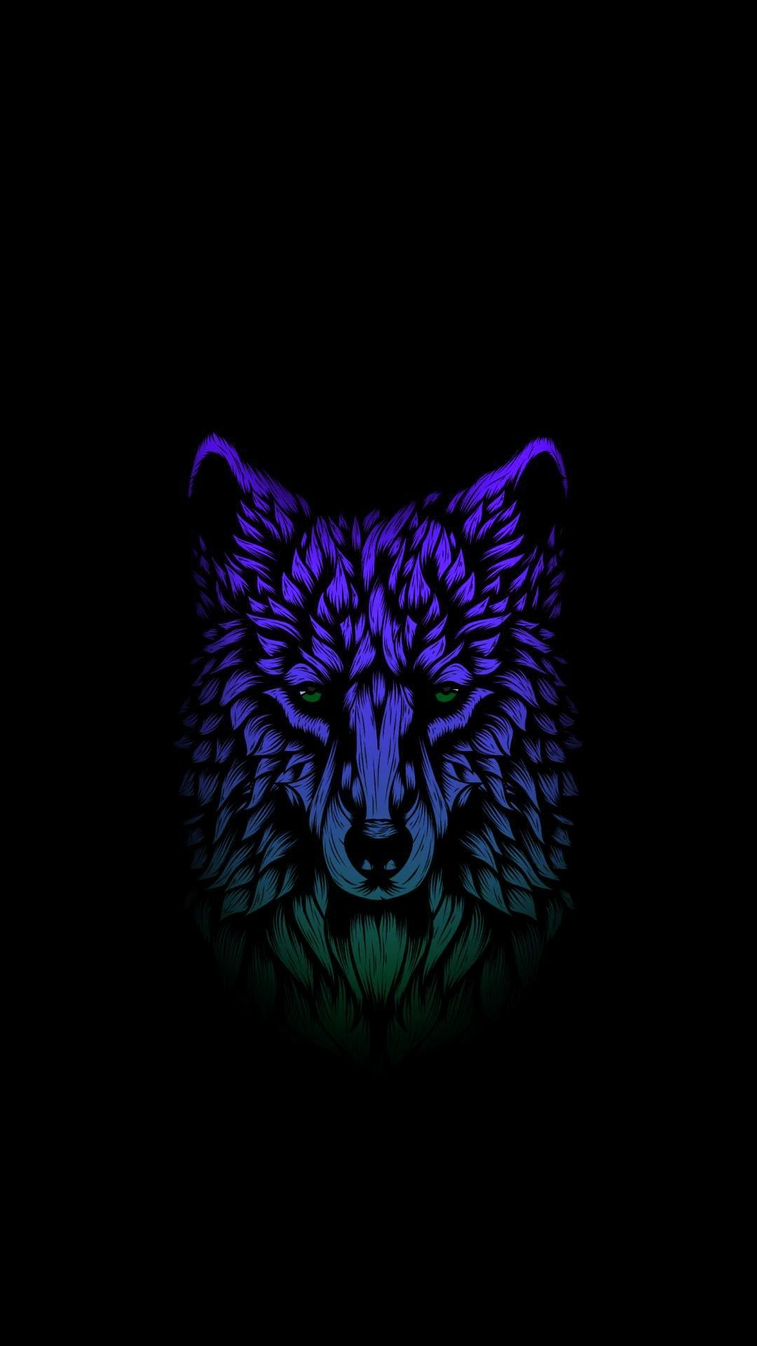 Amoled Royal Wolf [1080x1920]
