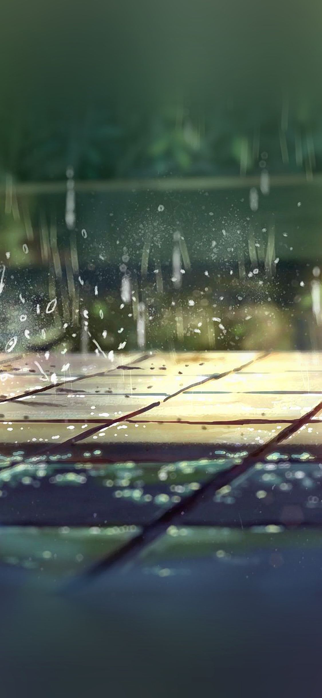 Rainning Illustration Anime Art Nature Wallpaper