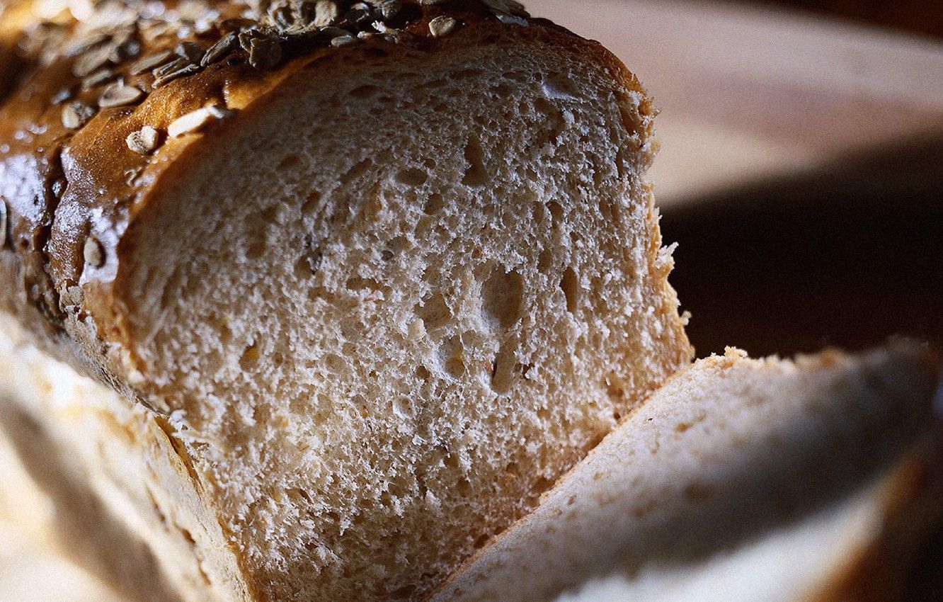 Wallpaper bread, bread, loaf image for desktop, section еда