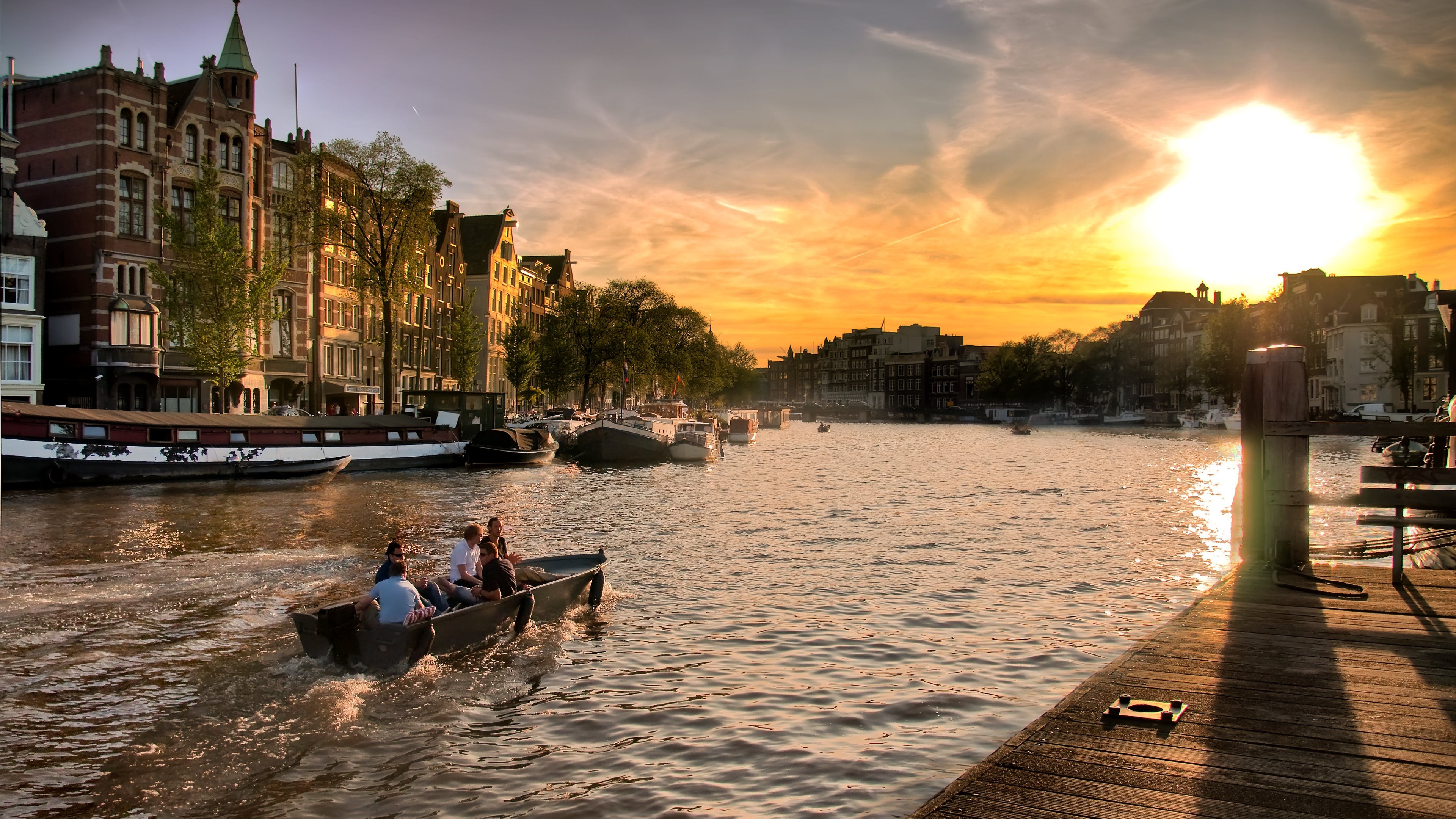 Amsterdam 4k Ultra HD Wallpaper. Background Imagex2160
