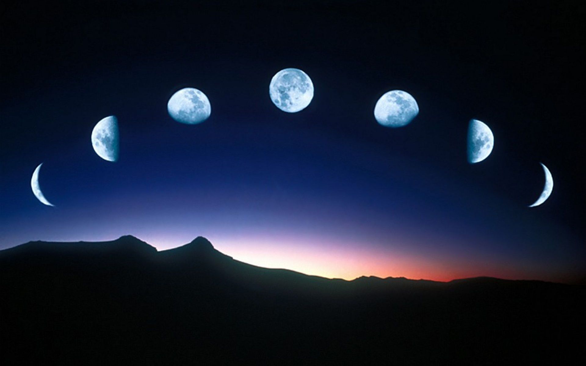 phases of the moon tumblr background