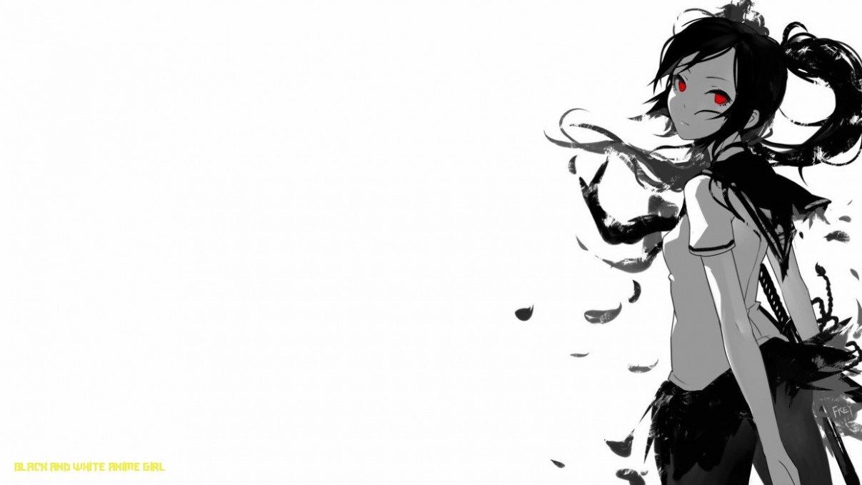 Grayscale Anime Wallpaper