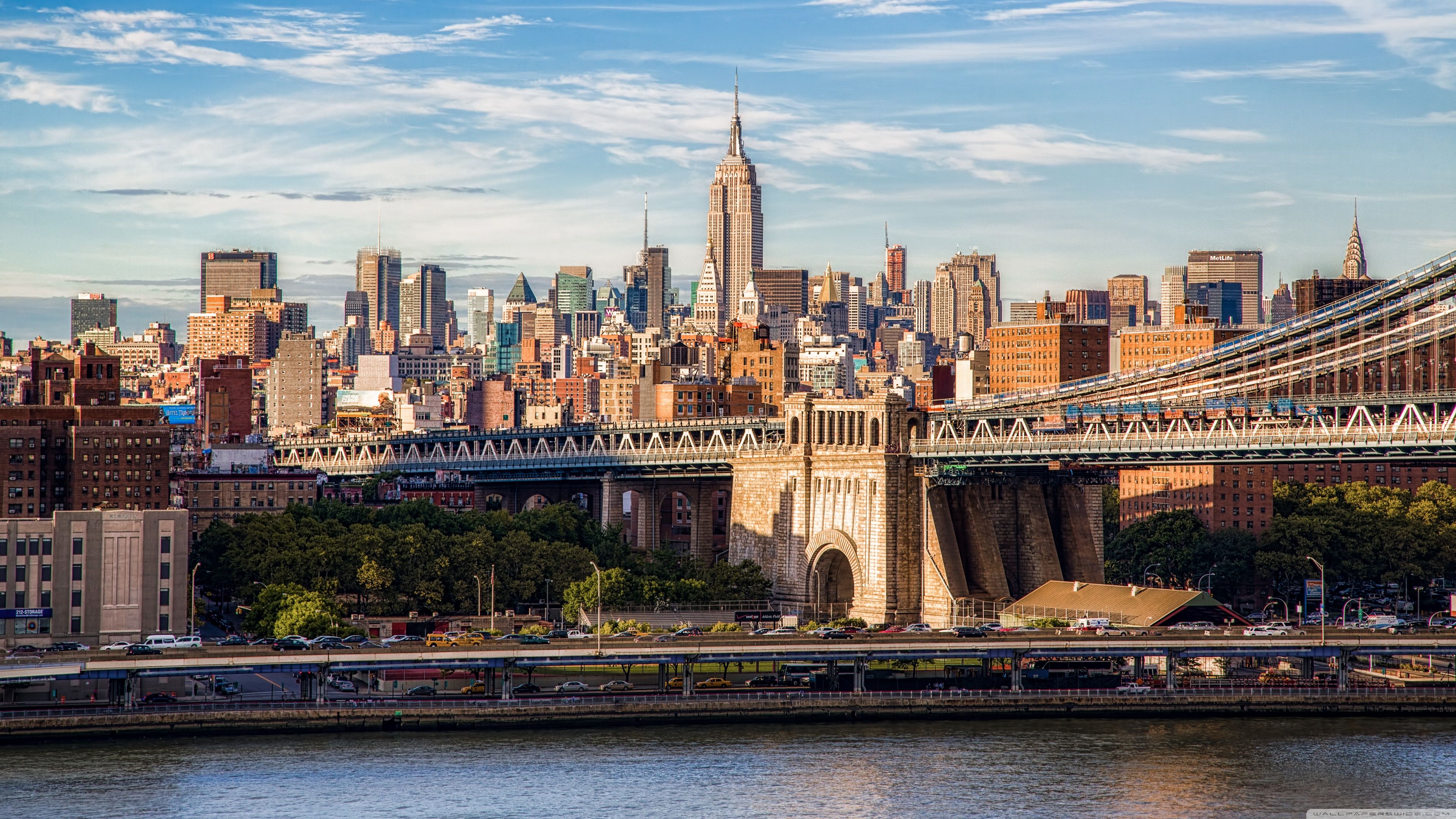 Manhattan 4K wallpaper for your desktop or mobile screen free and easy to download