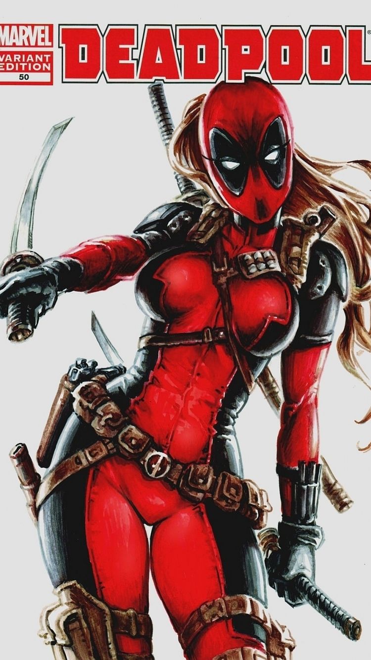 Comics Lady Deadpool (750x1334) Wallpaper