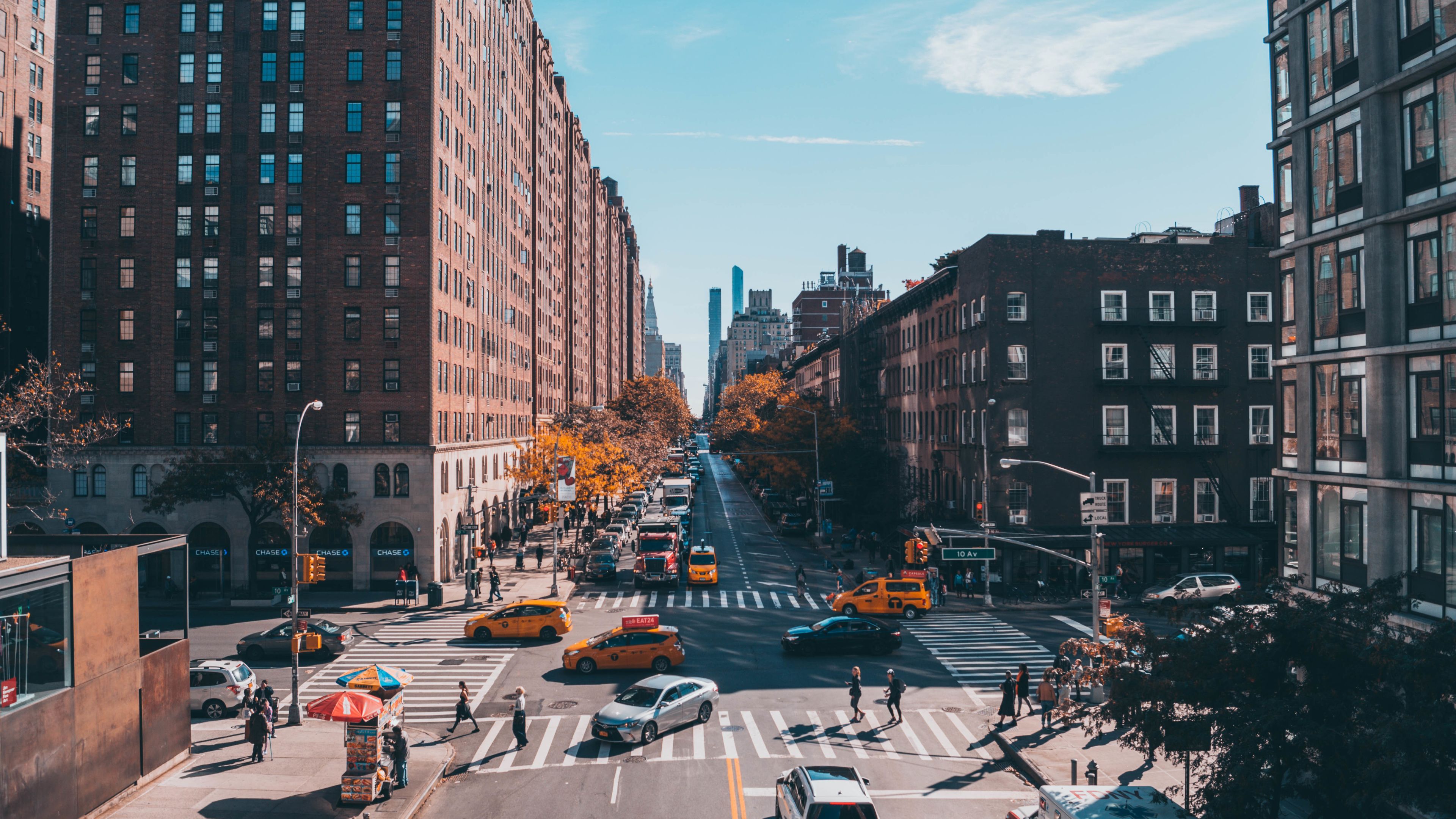 New York City Street Photography 4K Wallpaper, HD City