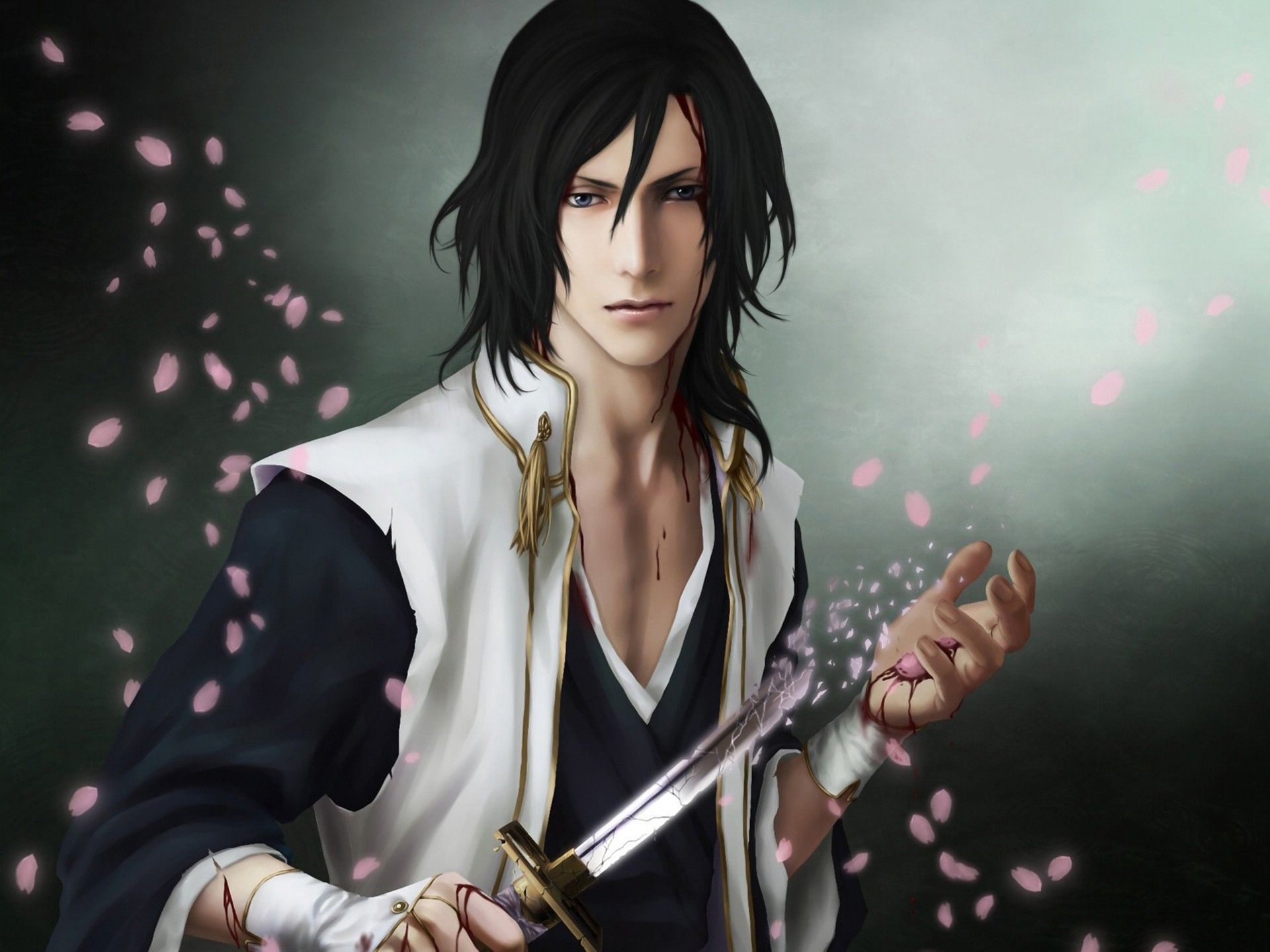 Bleach, Kuchiki Byakuya, 3D, anime boys, animex1440