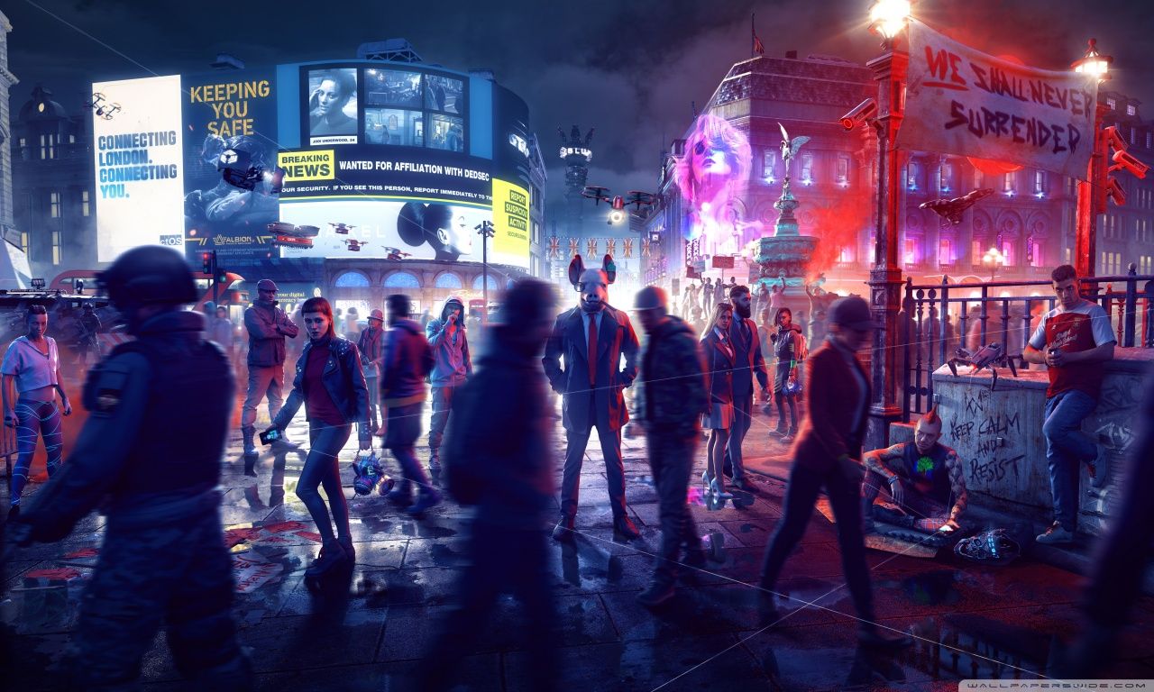 Watch Dogs Legion Game 2020 Ultra HD Desktop Background Wallpaper