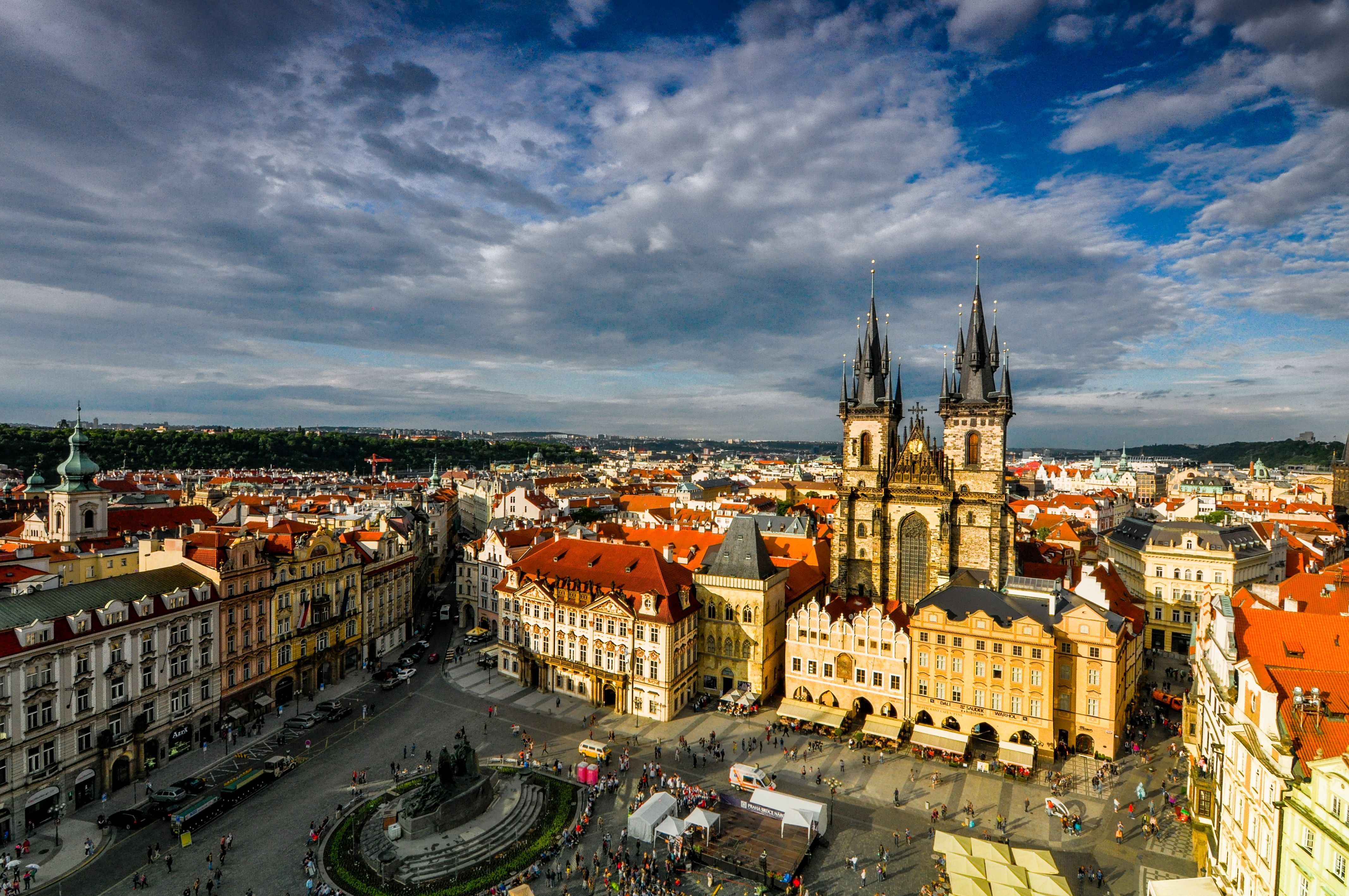 Old Town quarter of Prague 4k Ultra HD Wallpaper. Background