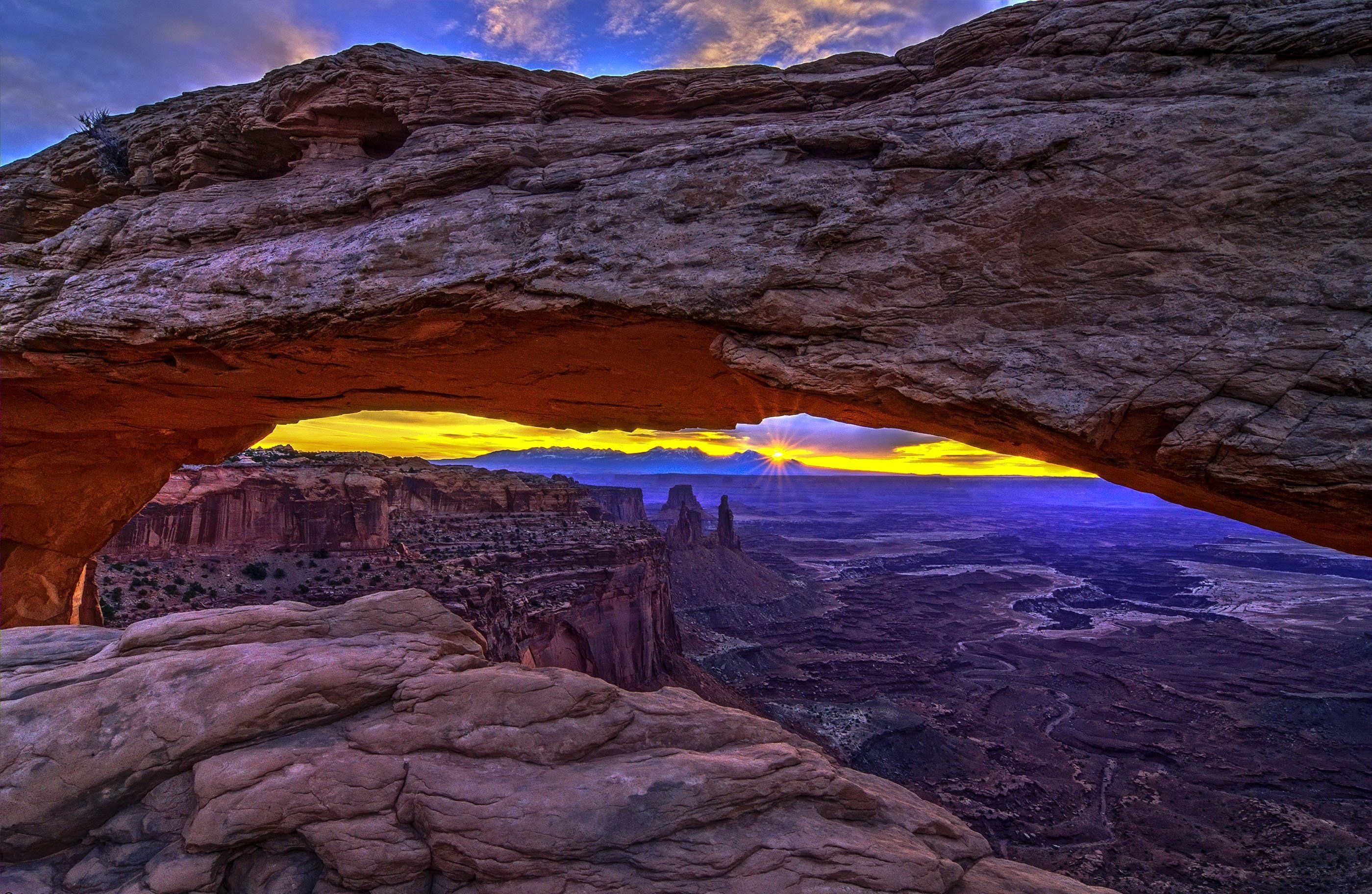 Arches National Park near Moab Utah desert landscape mountains