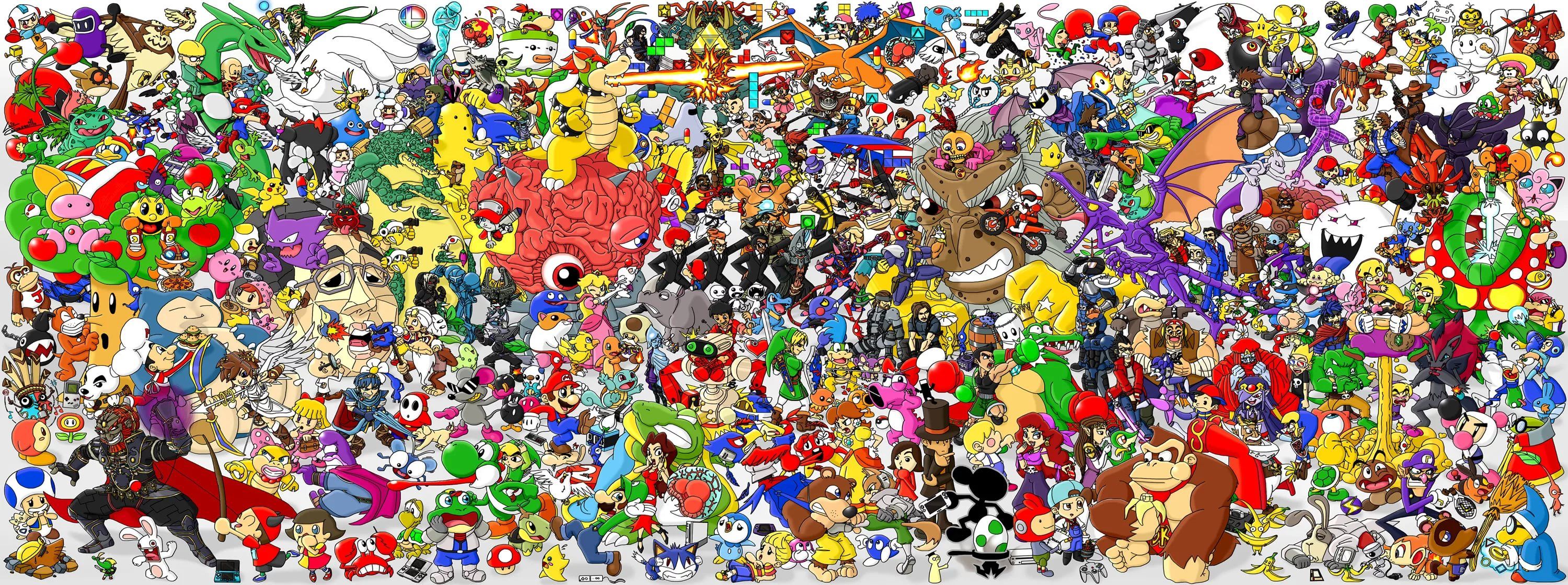 Retro Games Wallpaper For Computer Of The Nintendo