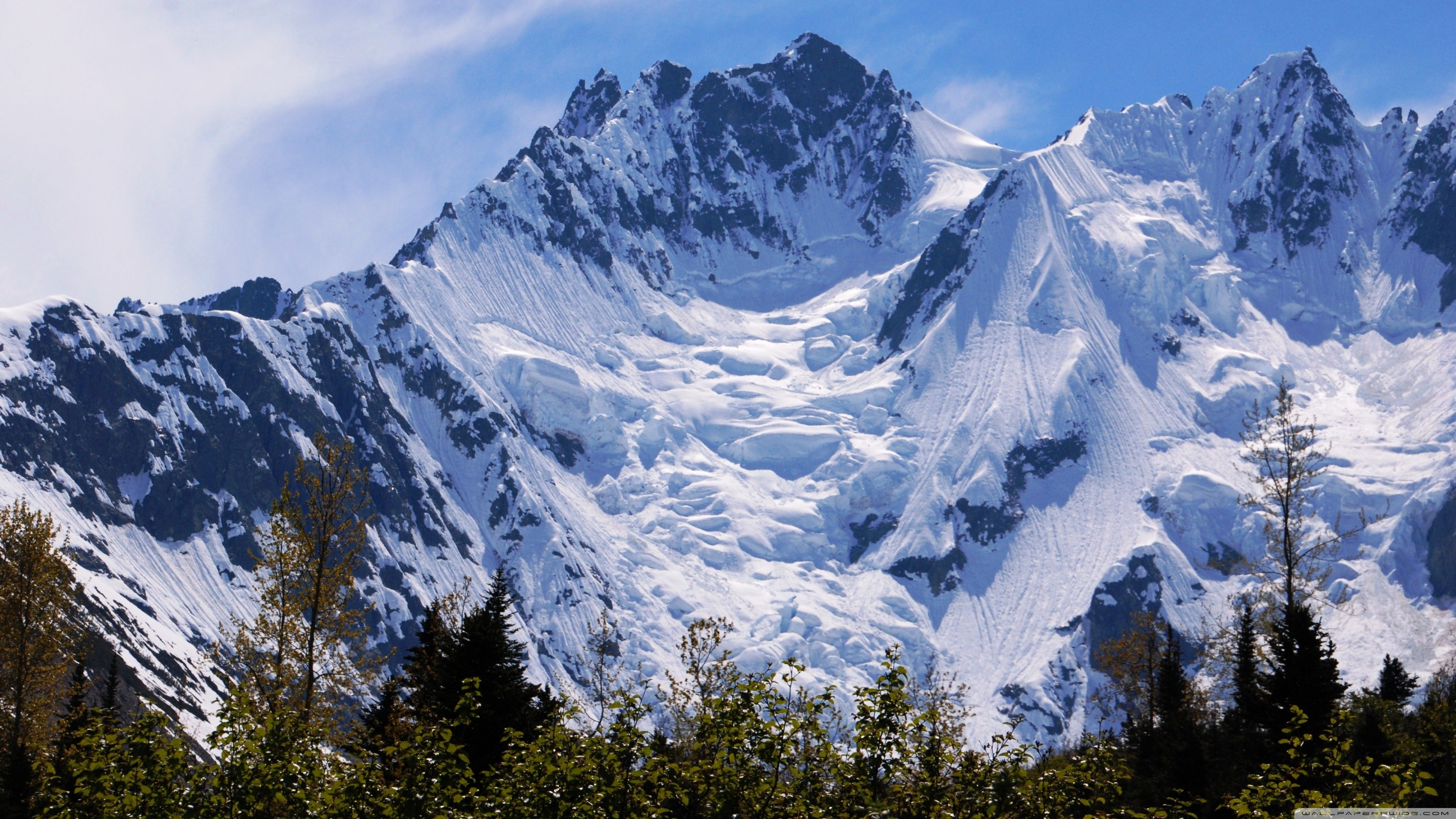 beautiful snow mountain wallpaper hd