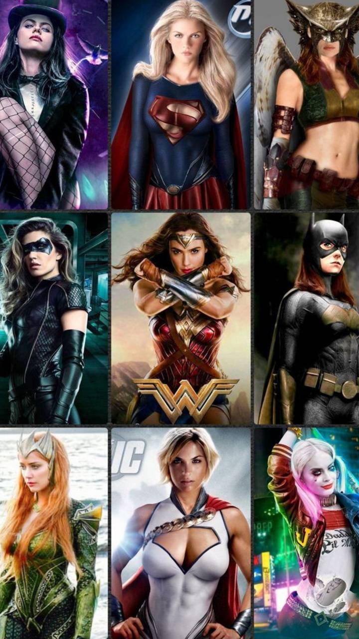 Female heroes wallpaper