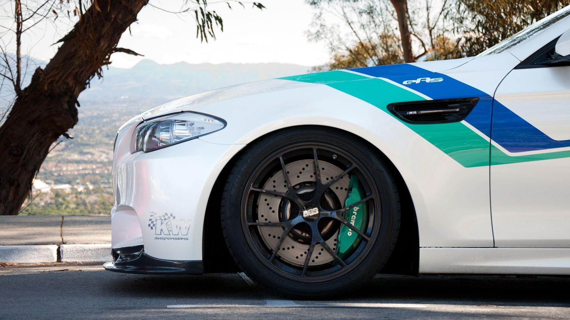 bmw, m5, white, bmw, brembo, the front, white, brakes