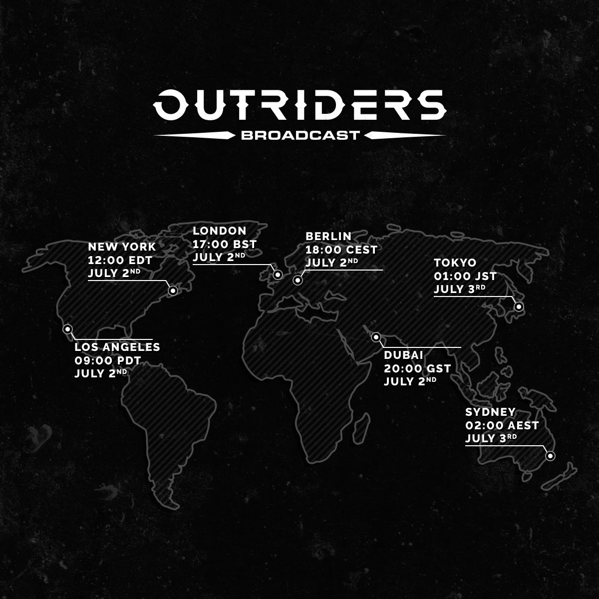 Вся карта outriders