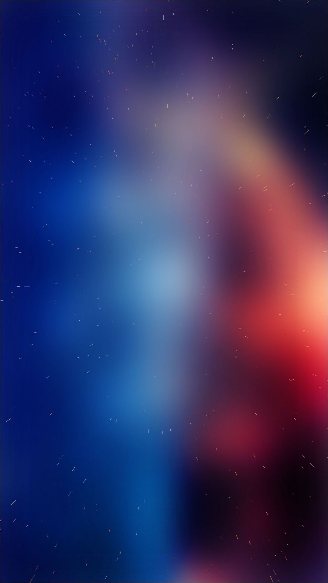 Orange To Blue Blur Wallpaper S Distortion Phone Wallpaper