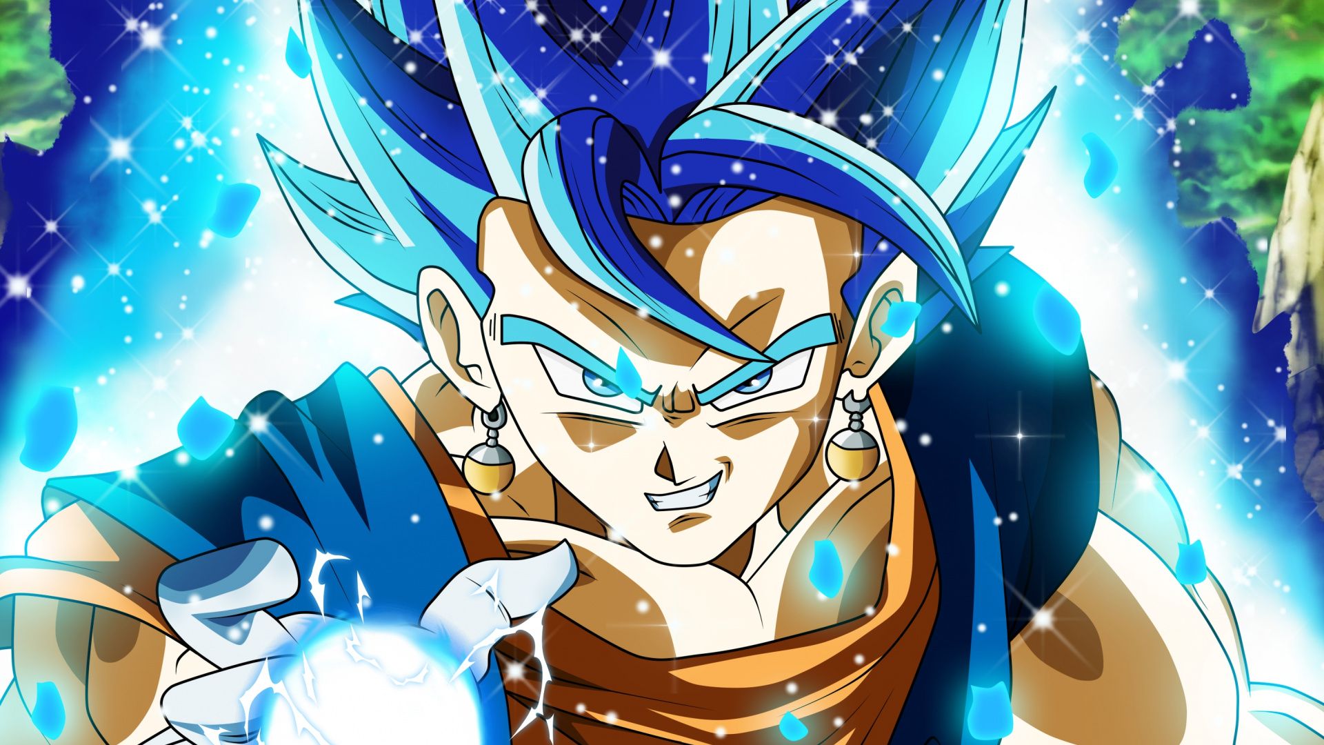 Download Full power, Goku, Dragon ball super, anime wallpaper