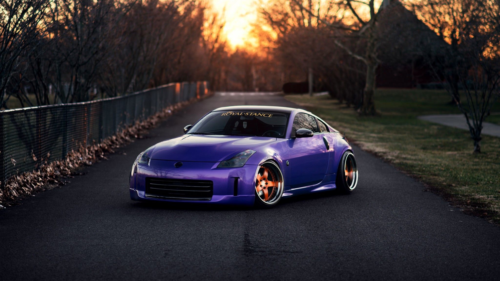 car, Nissan, Nissan 350Z, Tuning, Purple Wallpaper HD / Desktop and Mobile Background