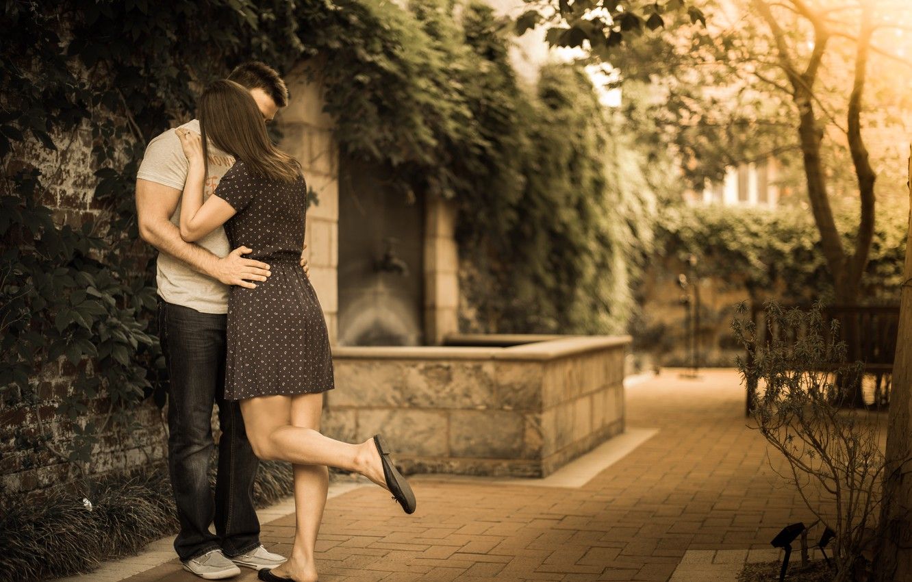 Wallpaper love, kiss, pair, love, kiss, couple image for desktop