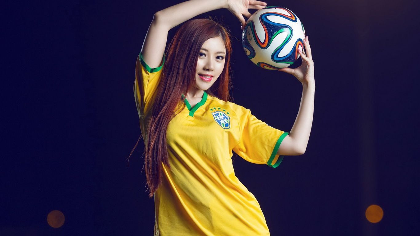 World Cup jerseys, football baby beautiful girls HD wallpaper