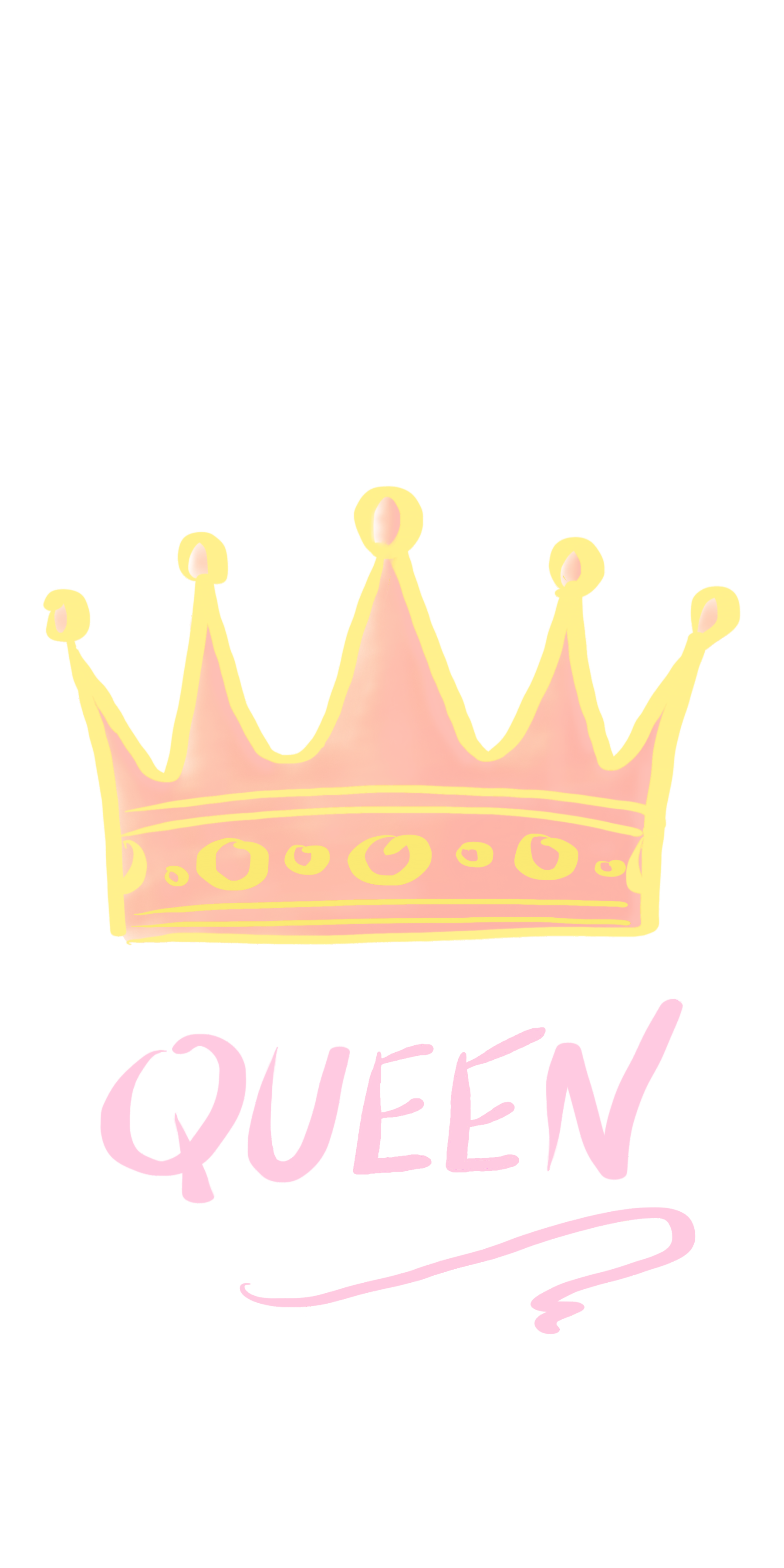 Queen. #Casetify #iPhone #Art #Design #Crown #Tiara #Illustration. iPhone wallpaper queen, Lock screen wallpaper iphone, Lock screen wallpaper