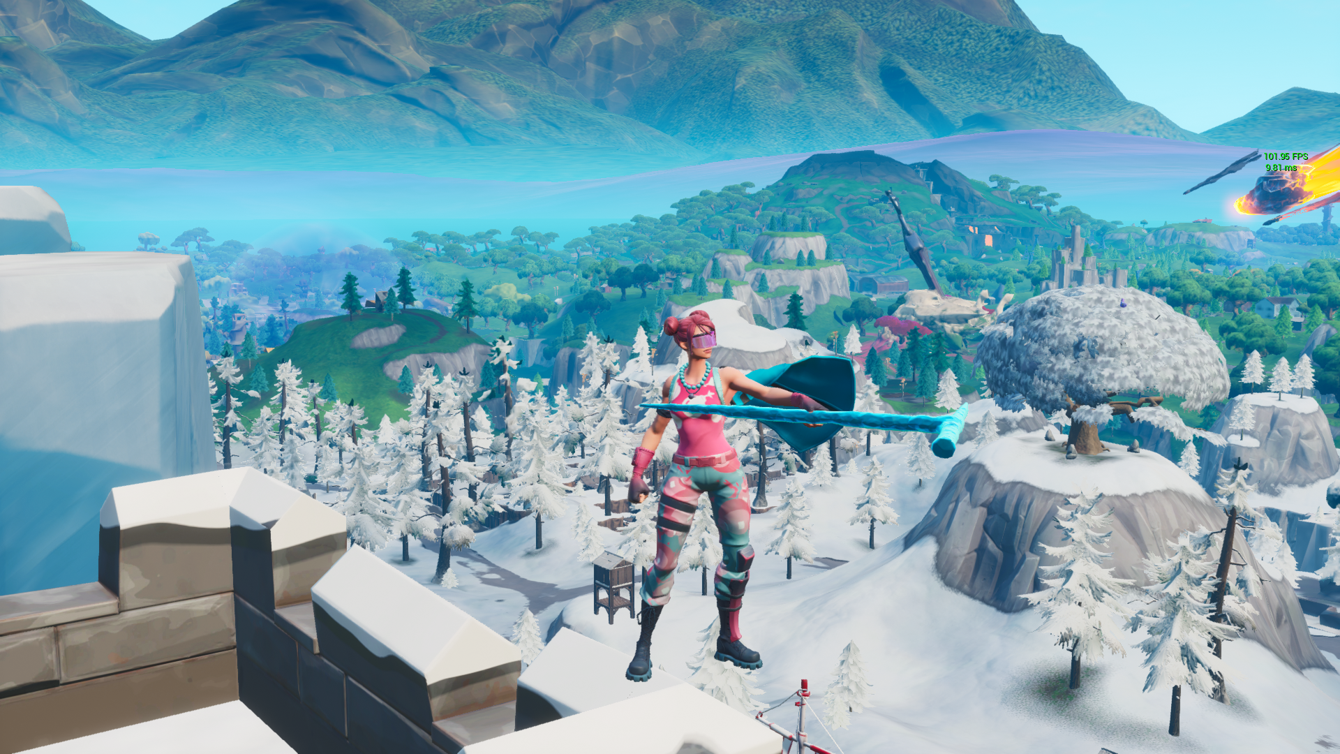 Bubble Bomber Banner Cape Icicle