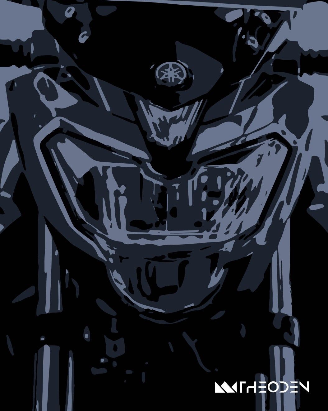 Yamaha FZ 25 ILLUSTRATION. Yamaha Fz, Bike Drawing, Yamaha