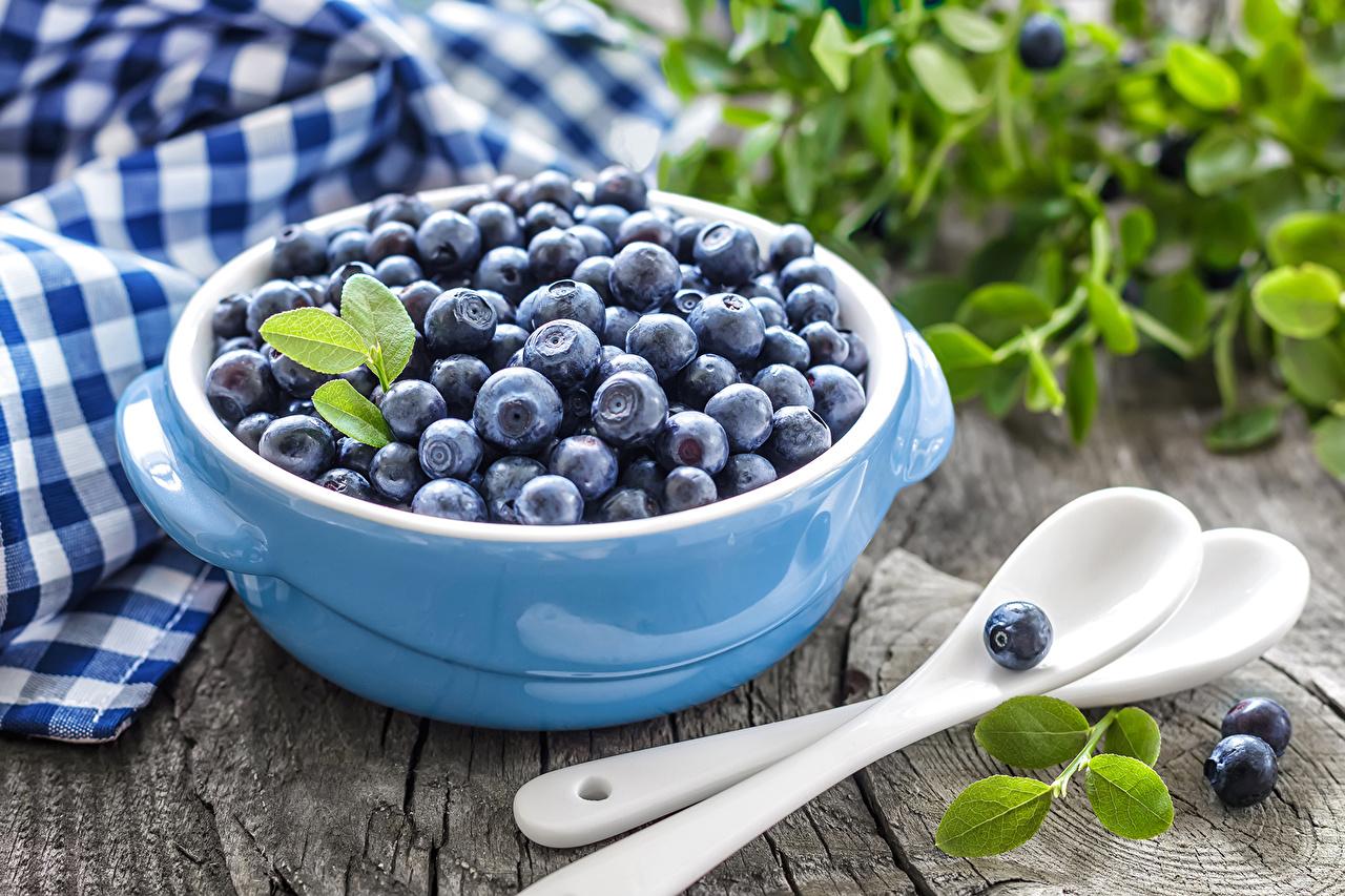 Wallpaper Blueberries Food Spoon Berry iPad Air 2