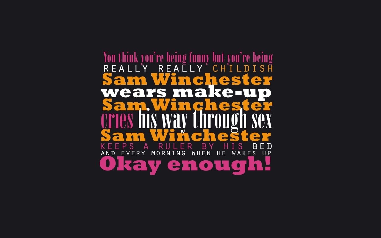 Supernatural Quotes Wallpaper Laptop Wallpaper