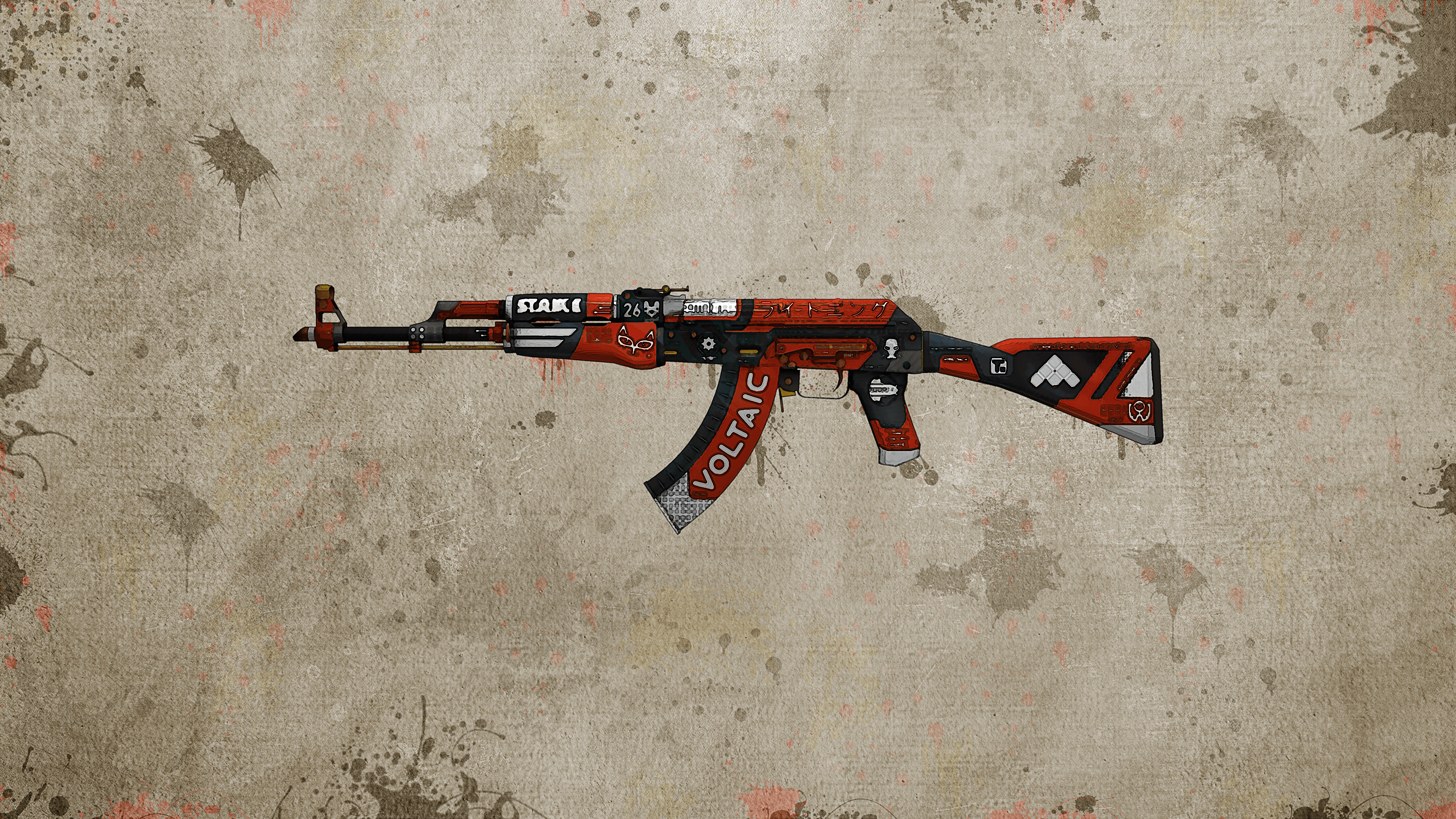 Bloodsport AK 47 Created By Ethan Reed