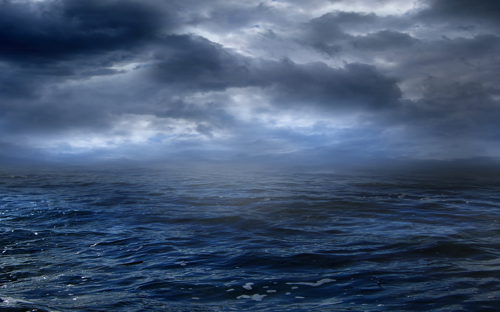 Storm Clouds over the Sea HD Wallpaper. Background Image