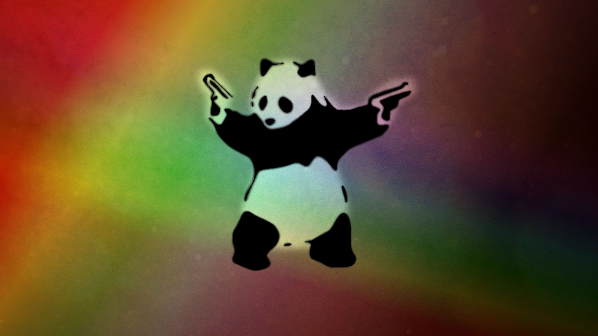 rainbow panda anime