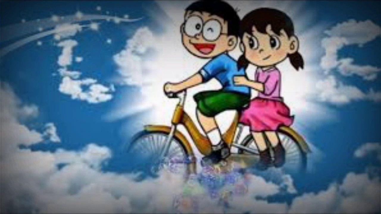 Nobita Shizuka Love Wallpaper Free Nobita Shizuka Love